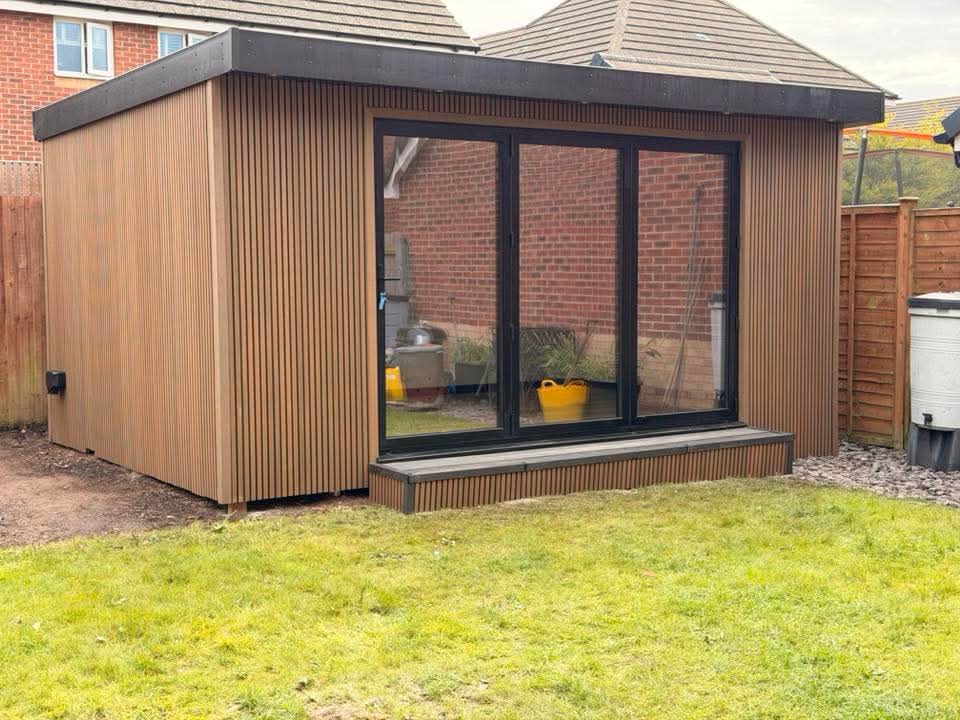 Completed garden studio, Barnes