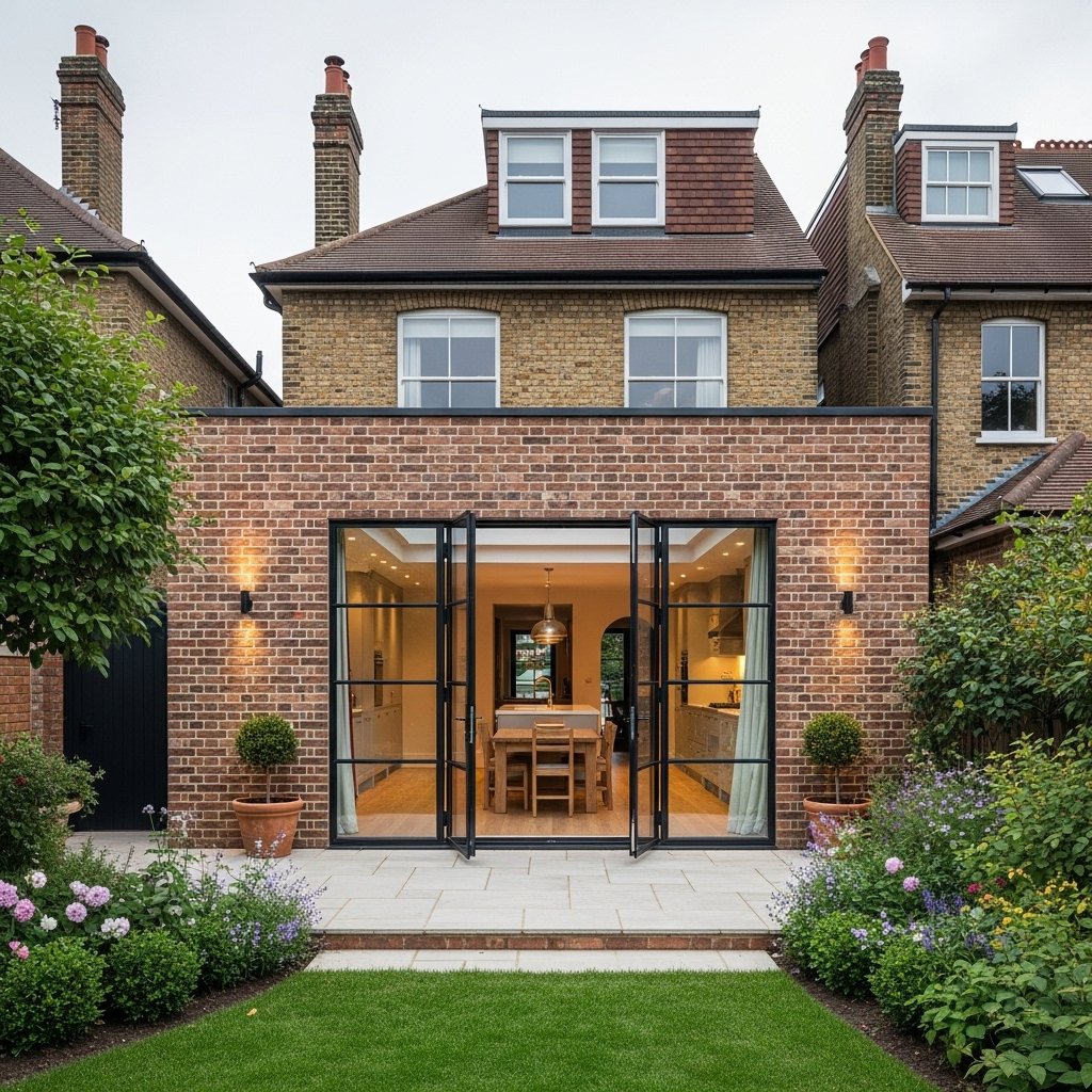 Open-plan kitchen extension in South West London