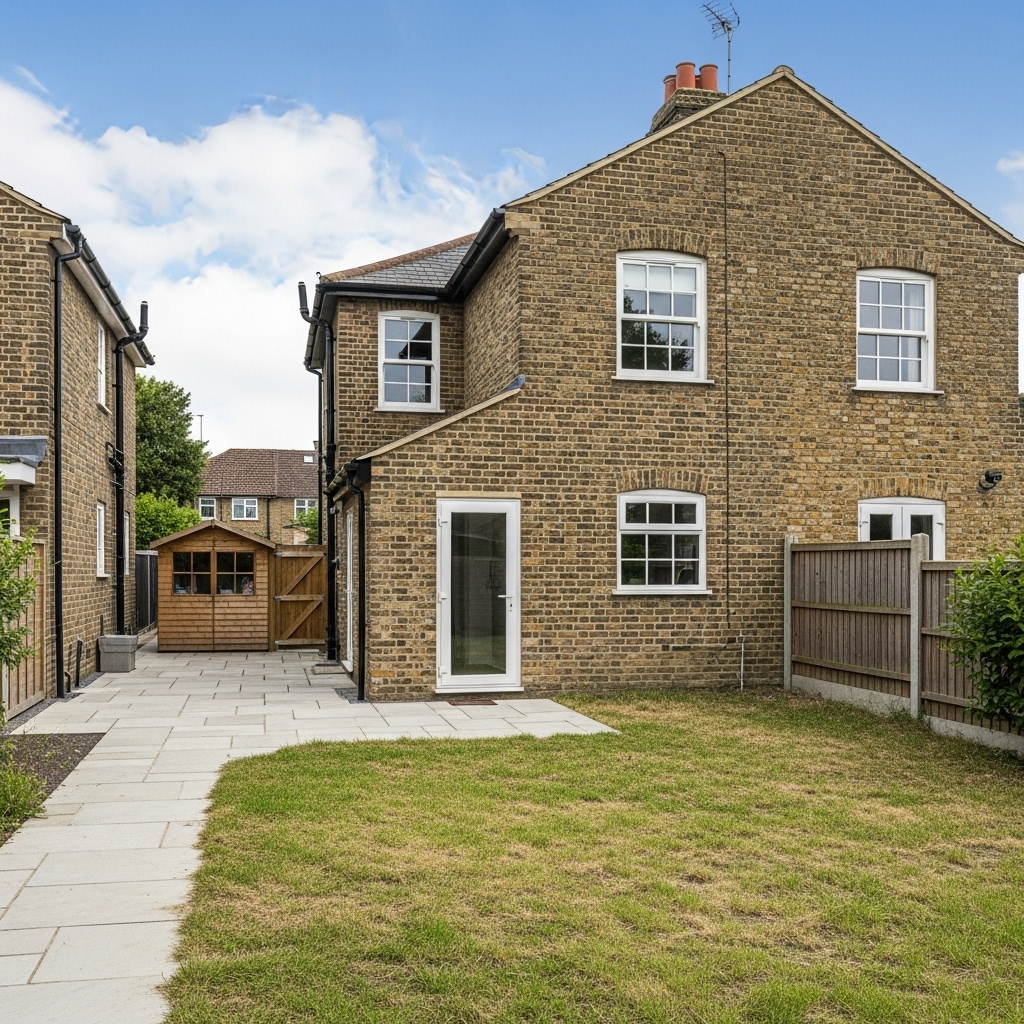 Victorian terrace before side return extension — style reference
